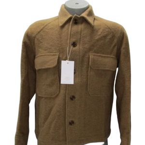 NEW CAMO FACTORY Men’s Balio Wool Jacket Shirt Size M | Khaki Brown Heavyweight